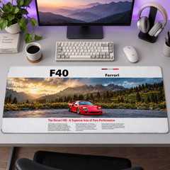 Ferrari F40 Gün Batımı Mouse Pad - Y1164