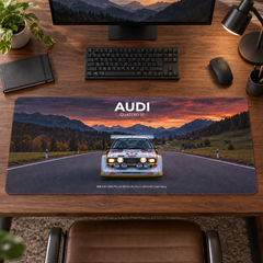 Audi Ralli Gün Batımı Mouse Pad - Y1172