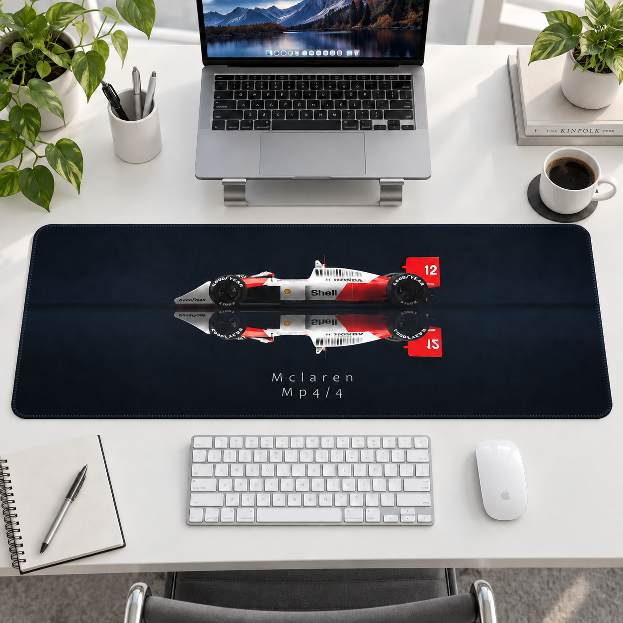 McLaren MP4/4 Üstten Görünüm Mouse Pad - Y1173
