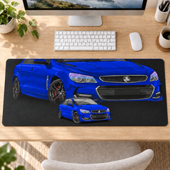 Mavi Spor Sedan Yakın Plan Mouse Pad - Y1220