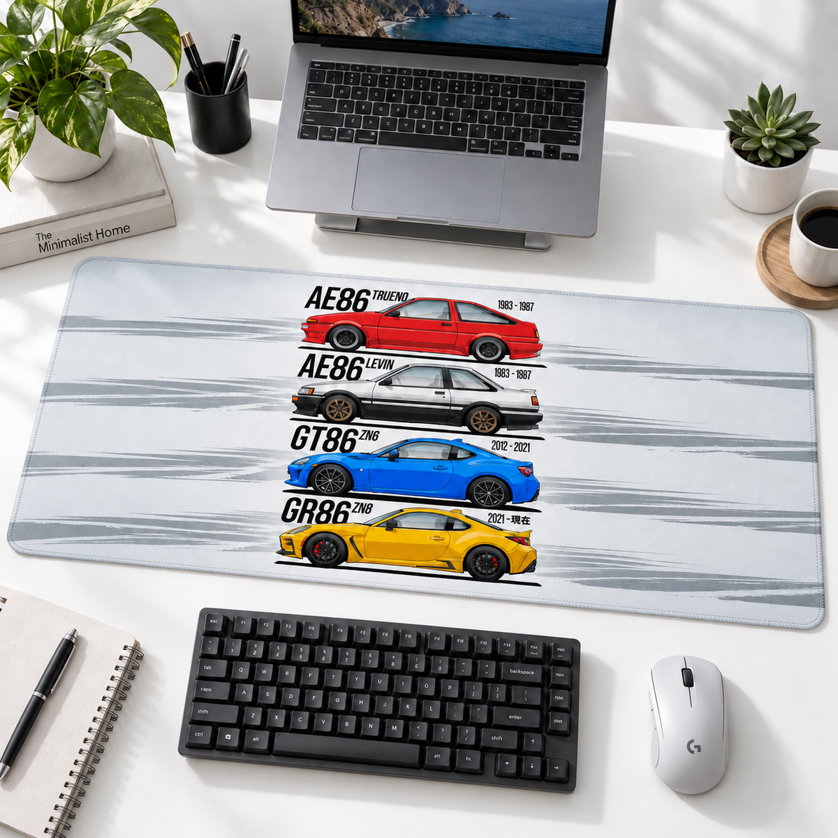 Toyota AE86 GT86 Nesilleri Mouse Pad - Y1228