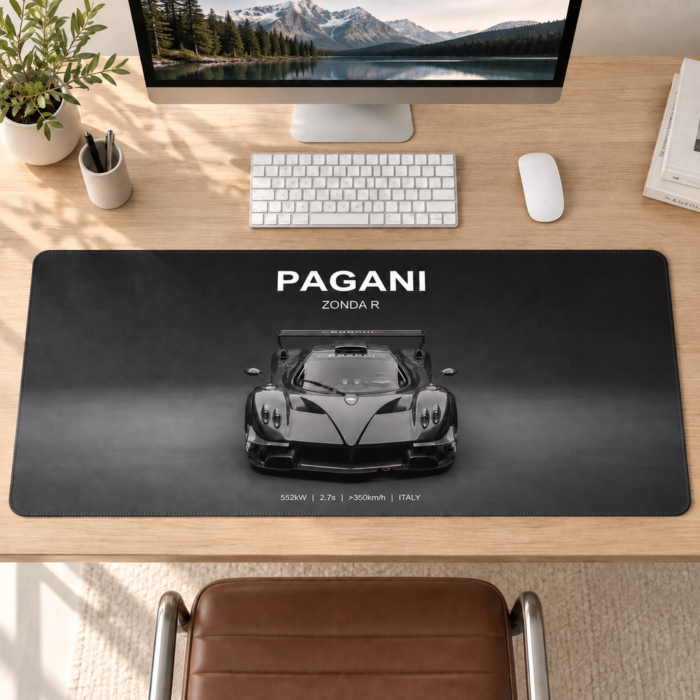 Pagani Zonda R Gri Stüdyo Mouse Pad - Y1230