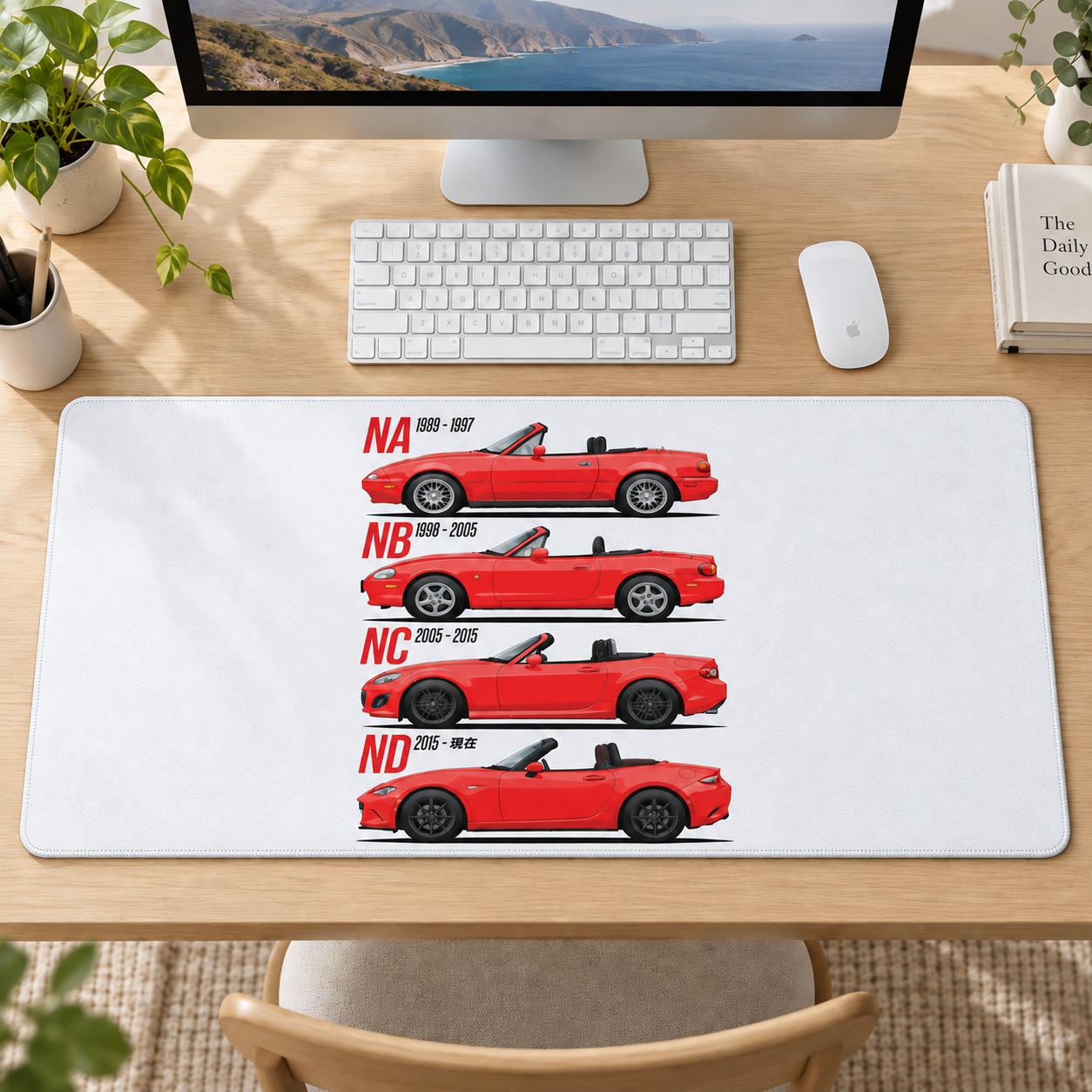 Mazda MX-5 Nesilleri Mouse Pad - Y1240