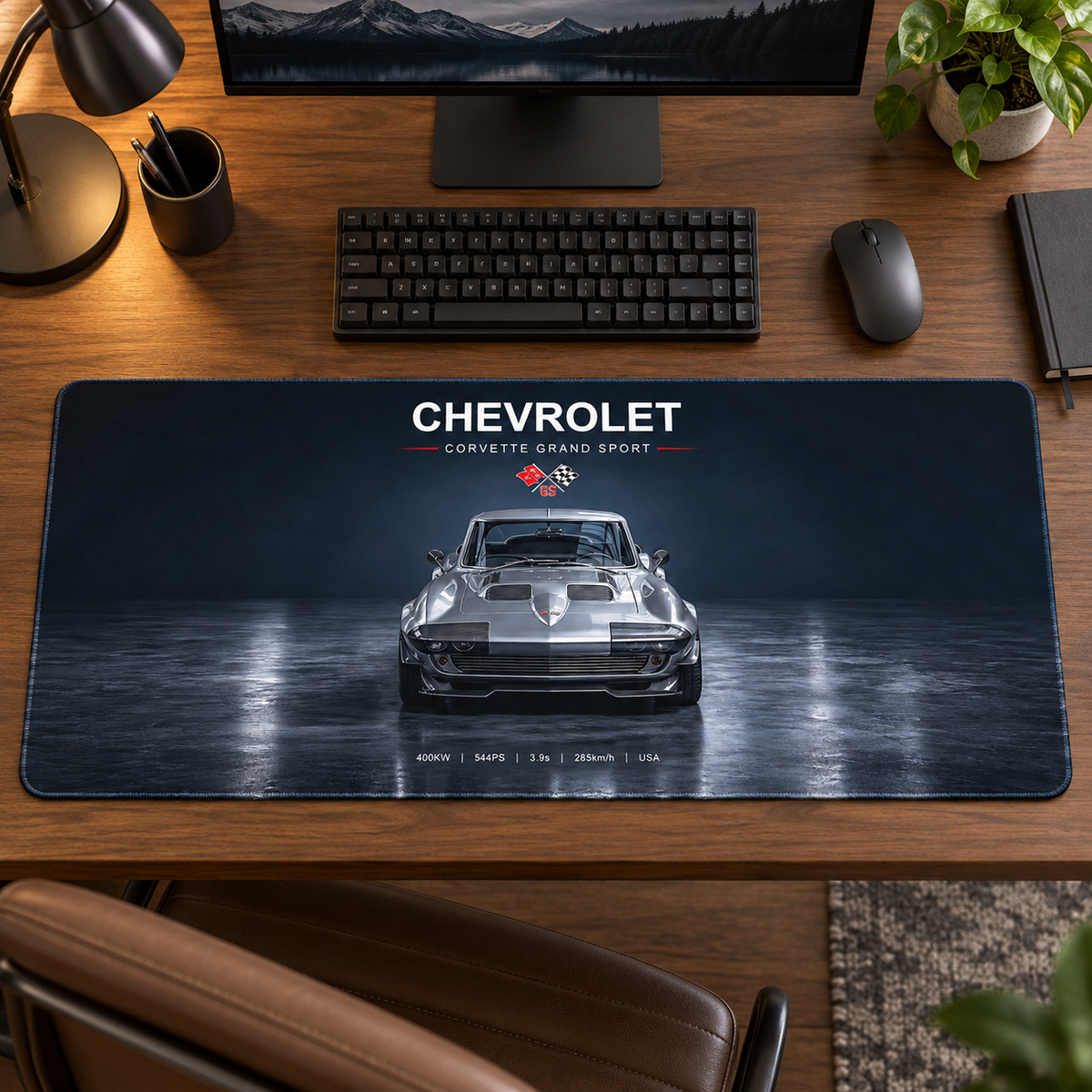 Chevrolet Corvette Klasik Stüdyo Mouse Pad - Y1282