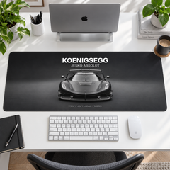 Koenigsegg Jesko Absolut Gri Stüdyo Mouse Pad - Y1288