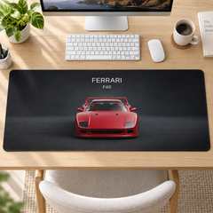 Ferrari F40 Kırmızı Ön Görünüm Mouse Pad - Y1295