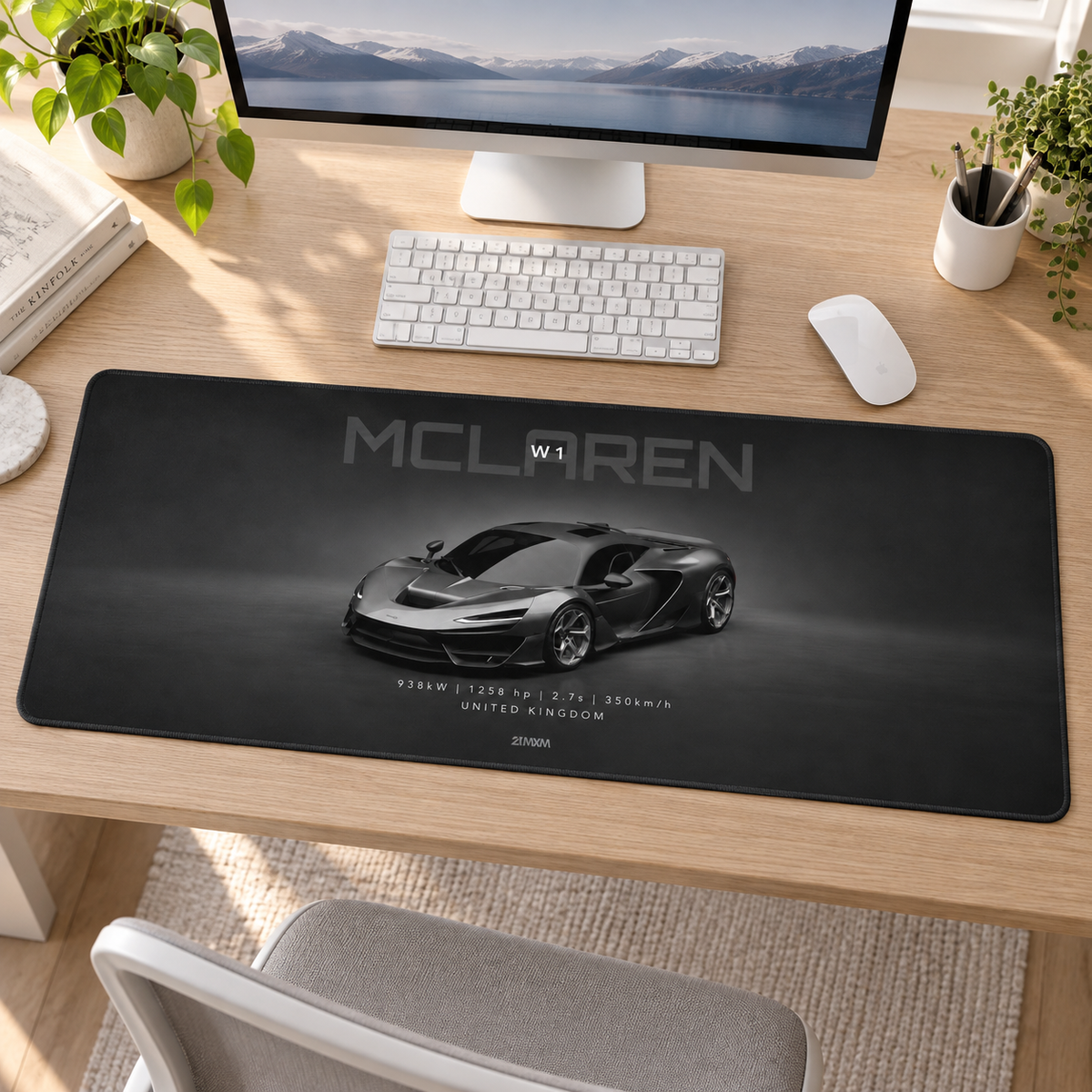 McLaren Gri Karanlık Stüdyo Mouse Pad - Y1325