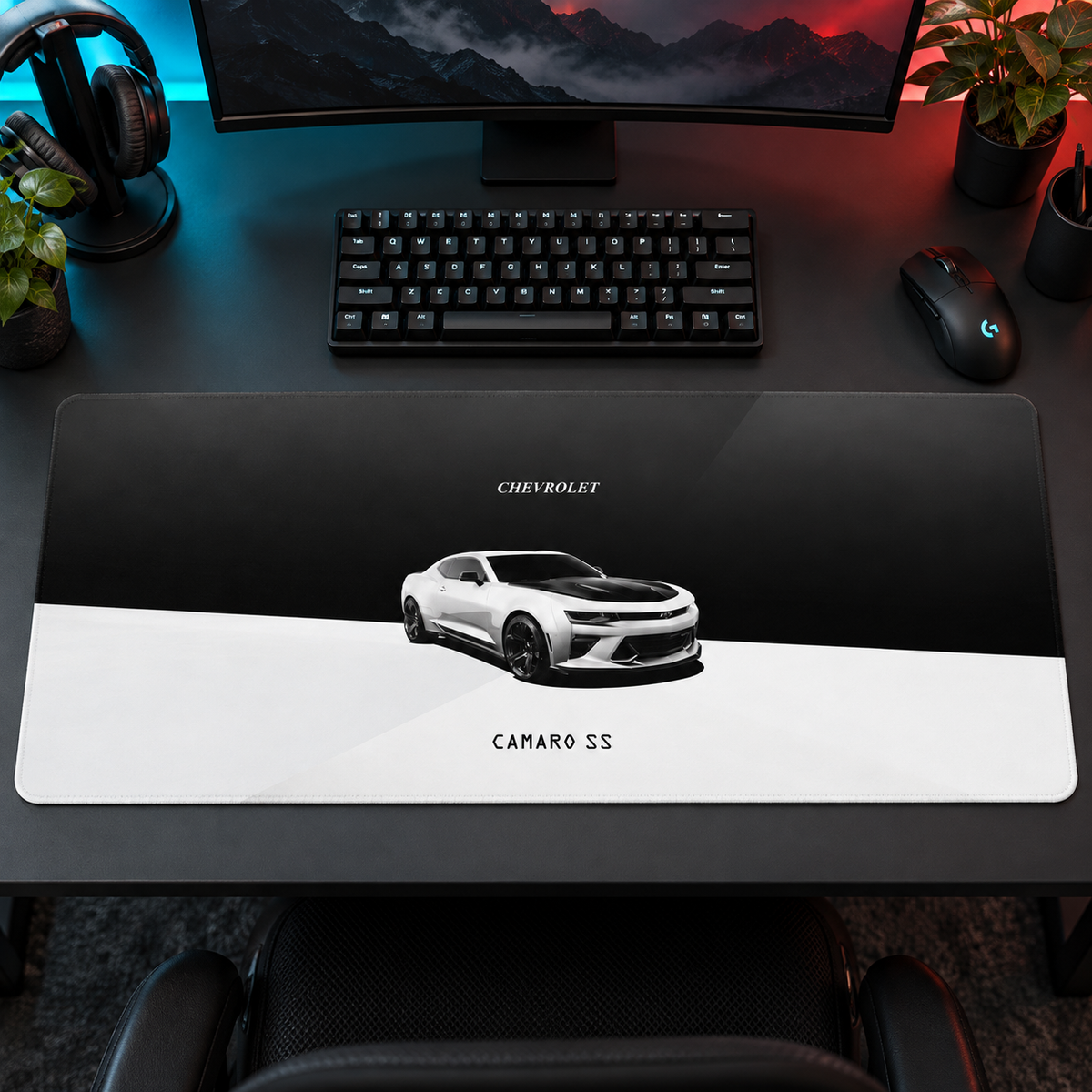 Chevrolet Camaro SS Minimal Afiş Mouse Pad - Y1331