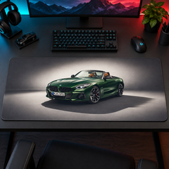 Yeşil Cabrio Stüdyo Işıkları Mouse Pad - Y1366