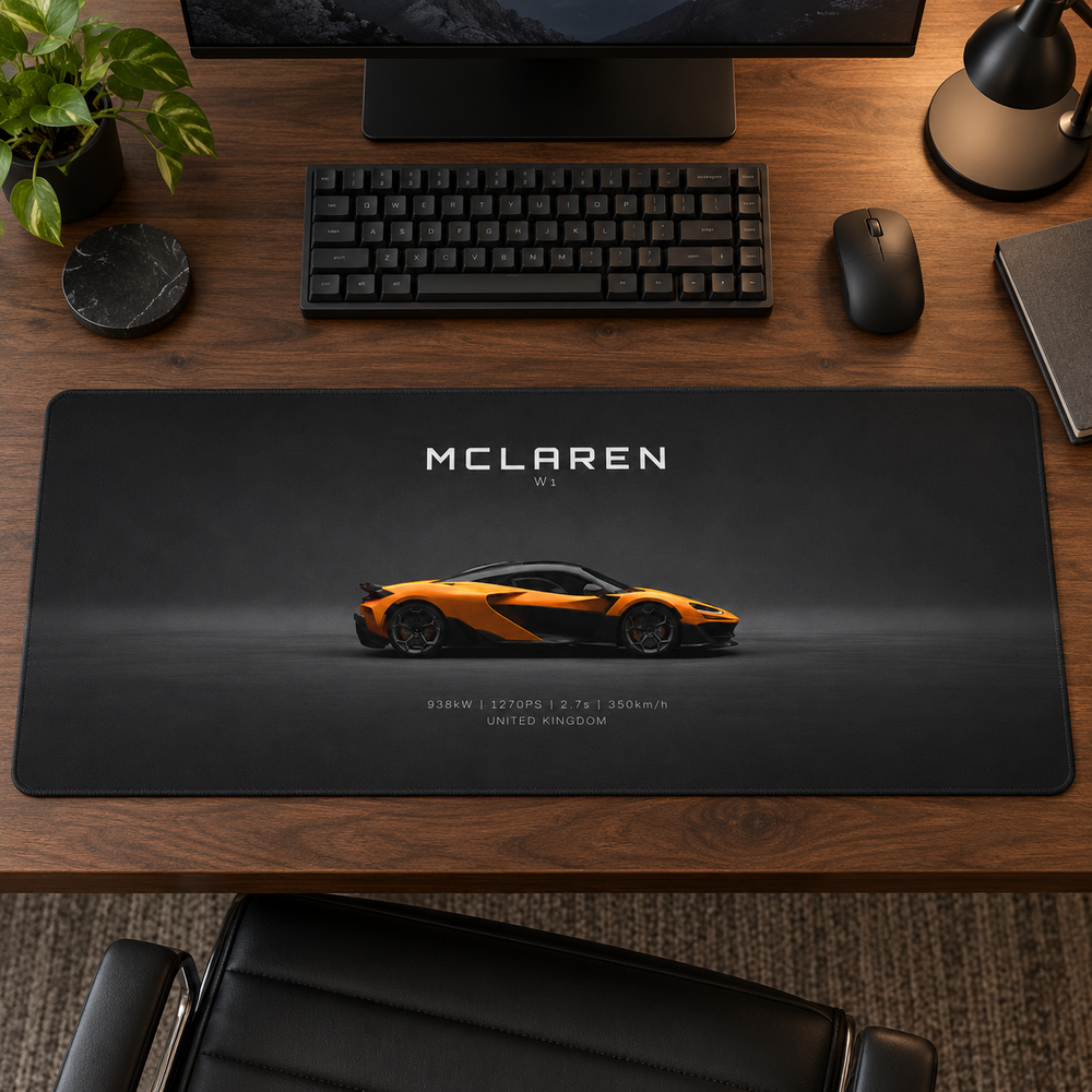 McLaren Turuncu Minimal Profil Mouse Pad - Y1377