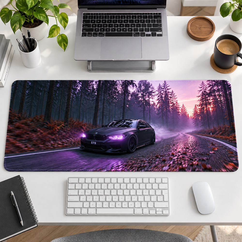 Mor Farlar Orman Yolu Mouse Pad - Y1403