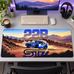 Subaru 22B STI Ralli Çizimi Mouse Pad - Y1409
