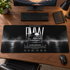 BMW Competition Dumanlı Teknik Afiş Mouse Pad - Y1417