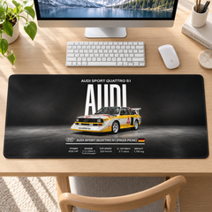 Audi Sport Quattro S1 Teknik Afiş Mouse Pad - Y1445