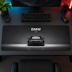 BMW E34 Klasik Ön Görünüm Mouse Pad - Y1446