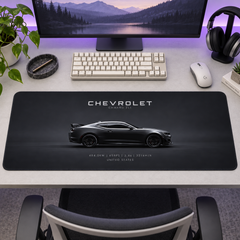 Chevrolet Siyah Coupe Minimal Profil Mouse Pad - Y1464