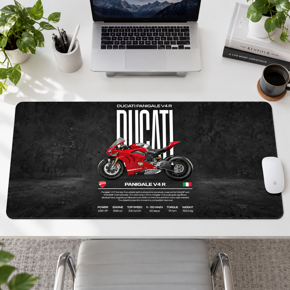 Ducati Panigale V4R Teknik Afiş Mouse Pad - Y1503