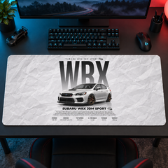 Subaru WRX Beyaz Doku Afişi Mouse Pad - Y1506