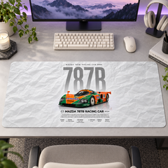 Mazda 787B Yarış Teknik Tasarımı Mouse Pad - Y1534
