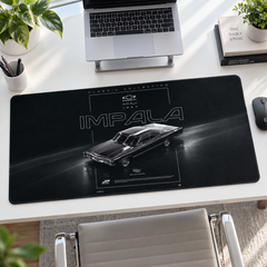 Chevrolet Impala Siyah Teknik Afiş Mouse Pad - Y1548