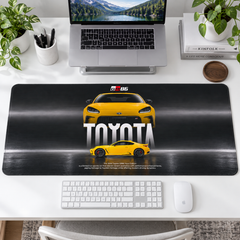 Toyota Sarı Spor Otomobil Afişi Mouse Pad - Y1598