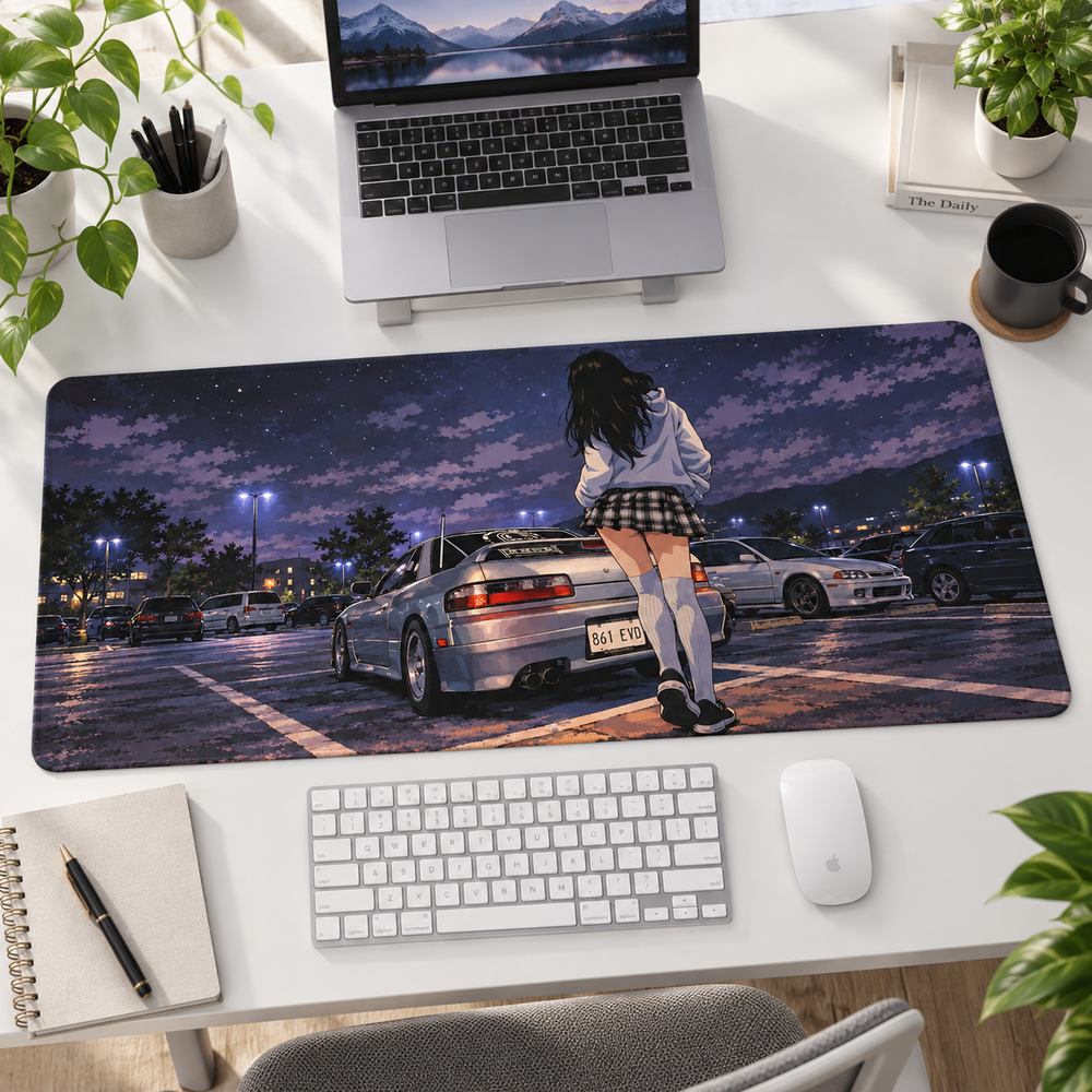 Anime Gece Otomobil Buluşması Mouse Pad - Y1638