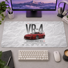 Mitsubishi VR-4 Kırmızı Beyaz Afiş Mouse Pad - Y1649