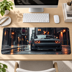Dodge Challenger Yağmurlu Sokak Mouse Pad - Y1660