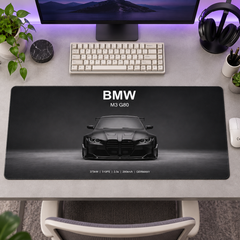 BMW M3 Koyu Gri Ön Görünüm Mouse Pad - Y1669