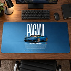 Pagani Huayra Mavi Teknik Afiş Mouse Pad - Y1712