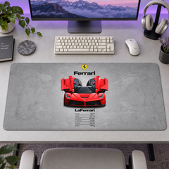 Ferrari LaFerrari Açık Kapılar Afişi Mouse Pad - Y1719