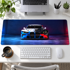 BMW Yarış Otomobili Renkli Stüdyo Mouse Pad - Y1723