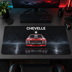Chevelle Kırmızı Klasik Ön Görünüm Mouse Pad - Y1791