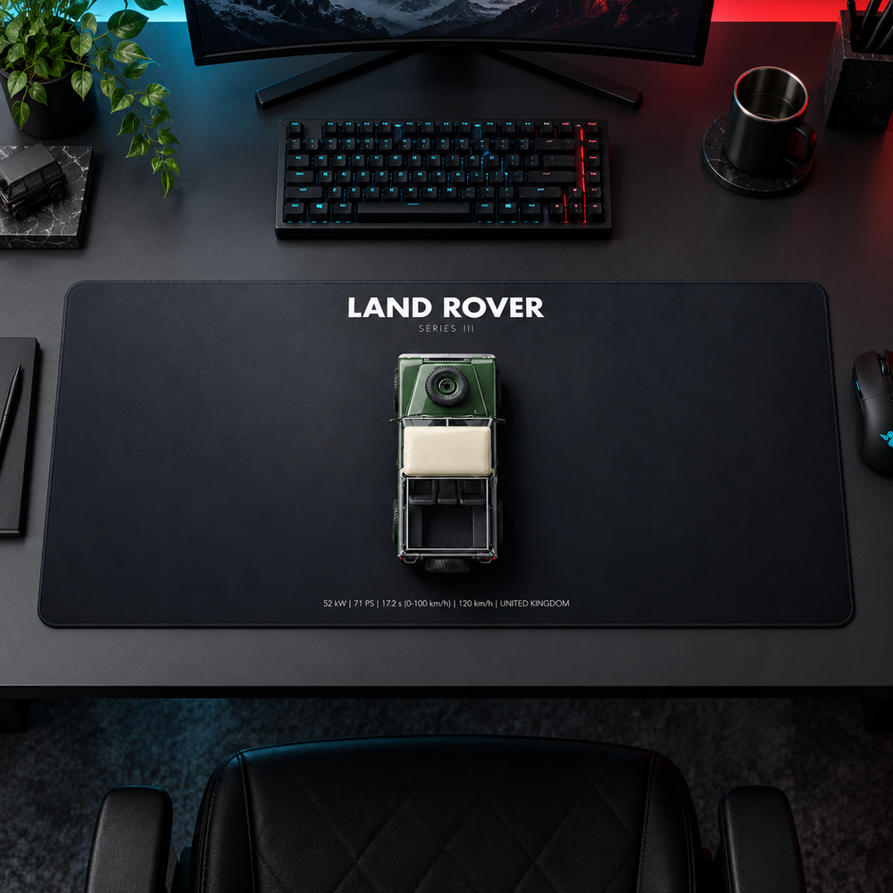 Land Rover Klasik Üst Görünüm Mouse Pad - Y1806
