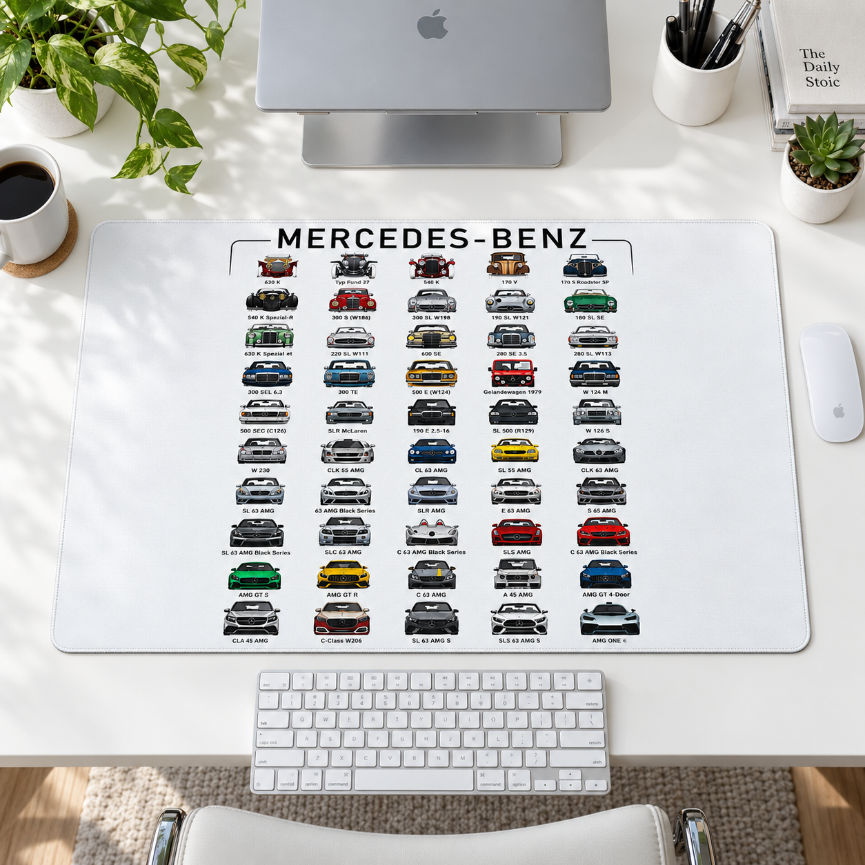 Mercedes-Benz Model Koleksiyonu Mouse Pad - Y1818