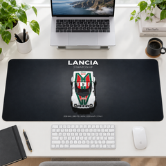 Lancia Yarış Otomobili Üstten Görünüm Mouse Pad - Y1823