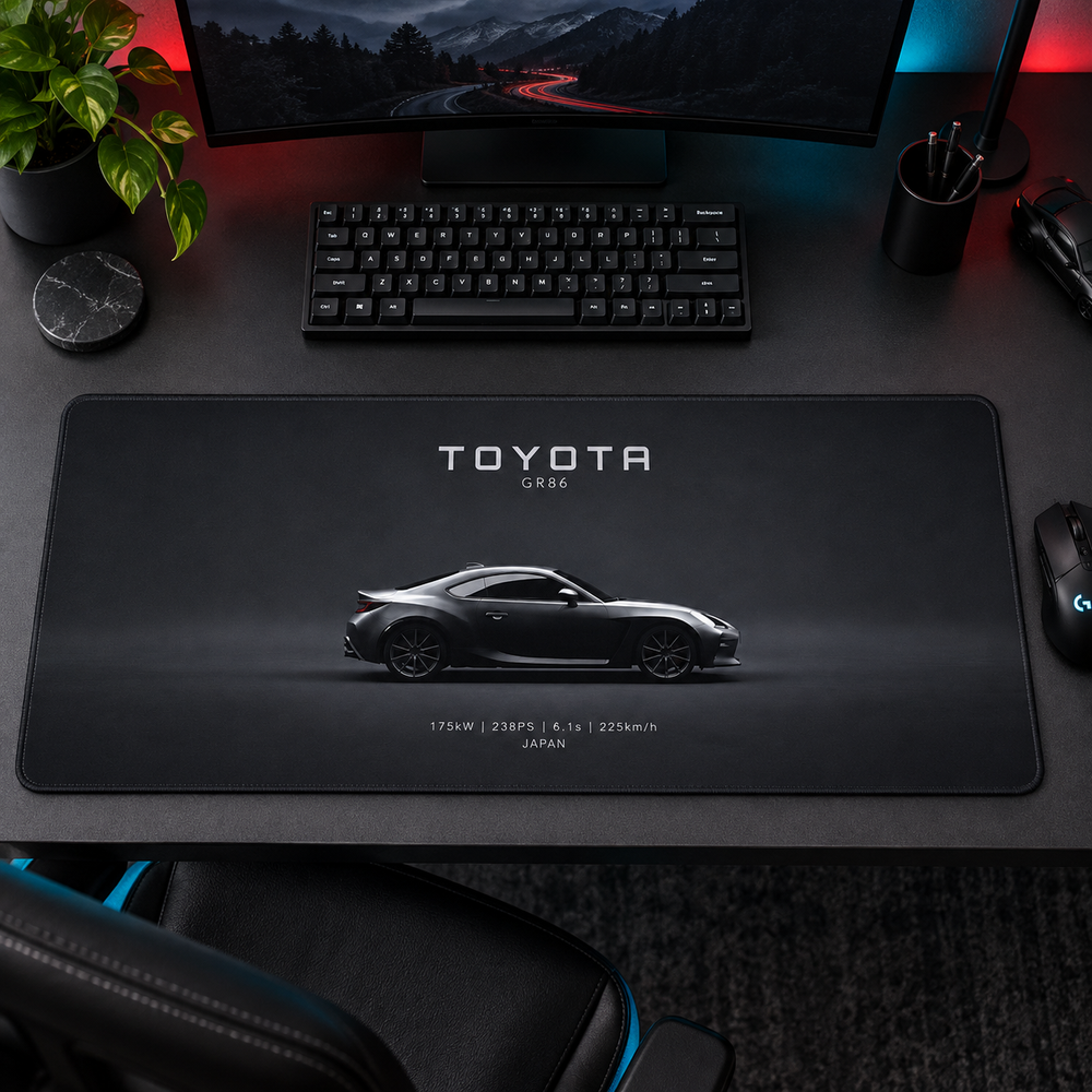 Toyota Siyah Spor Coupe Profili Mouse Pad - Y1831