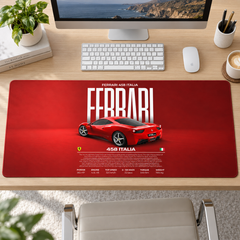 Ferrari 458 Italia Kırmızı Afiş Mouse Pad - Y1855