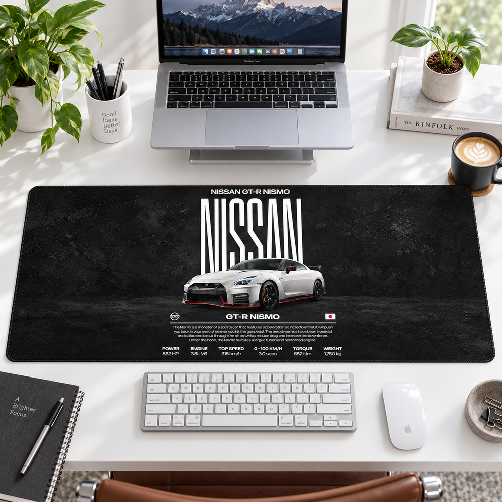 Nissan GT-R Nismo Siyah Afiş Mouse Pad - Y1858