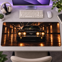 Klasik Mustang Altın Tünel Mouse Pad - Y1899