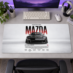 Mazda RX-7 Siyah Beyaz Teknik Tasarım Mouse Pad - Y1929