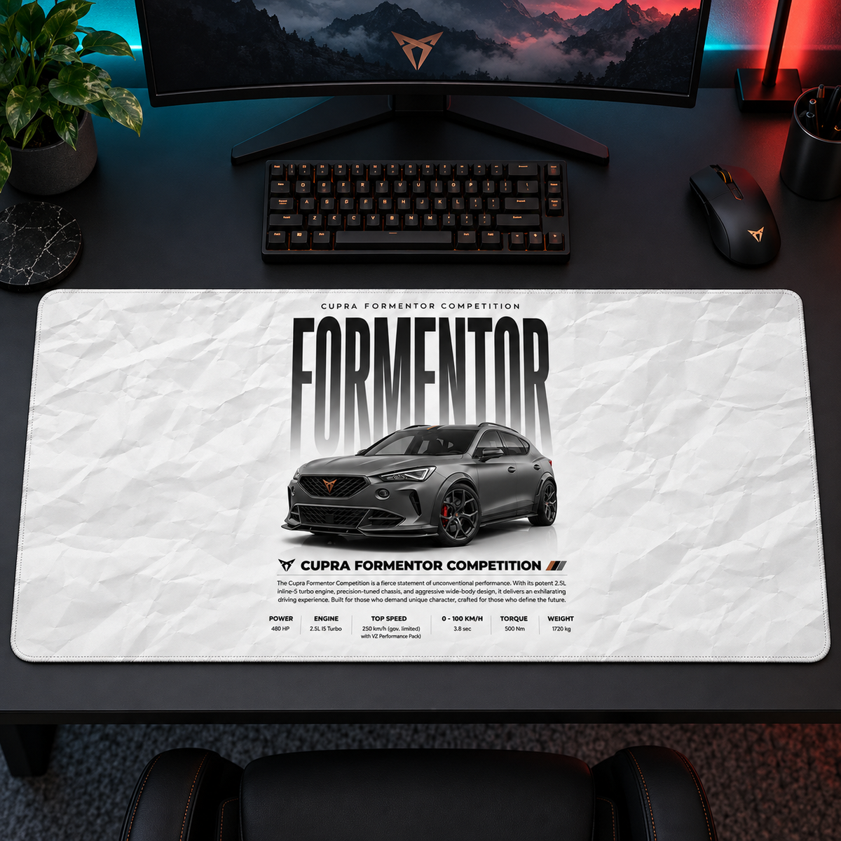 Cupra Formentor Competition Teknik Tasarım Mouse Pad - Y1931