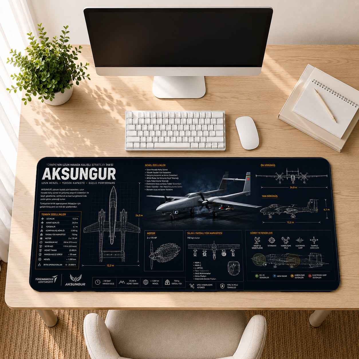 Aksungur Teknik Tasarım Mouse Pad